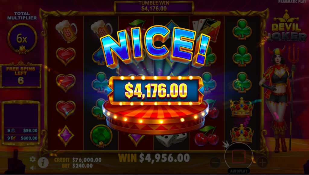 Devil Joker bonus rounds gameplay