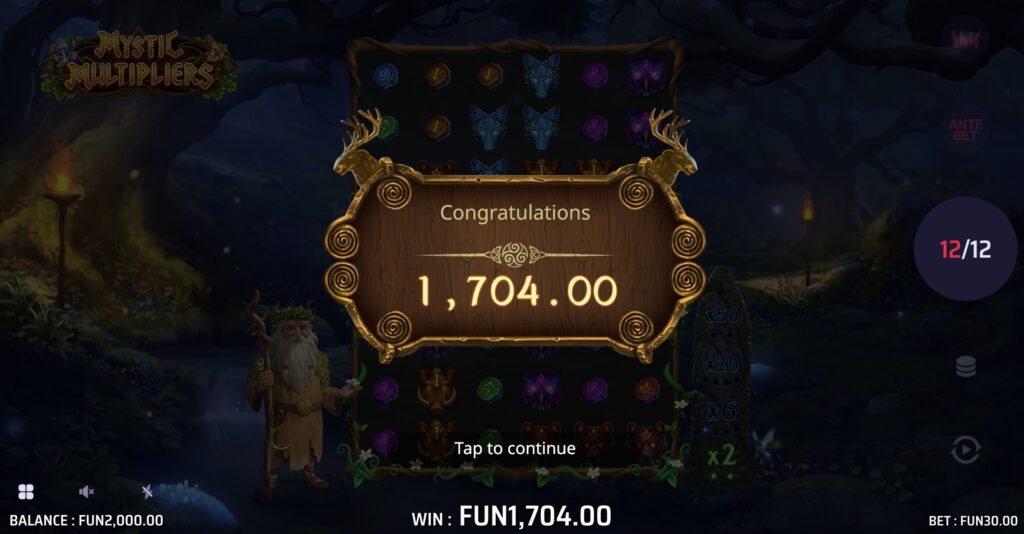 Mystic Multipliers slot bonus rounds