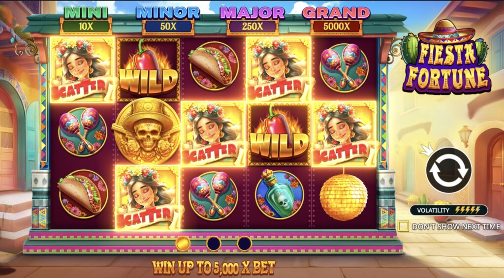 Fiesta Fortune slot gameplay