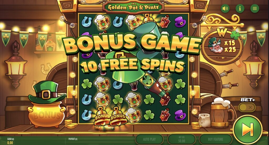 The Golden Pot & Pints Bonus Rounds
