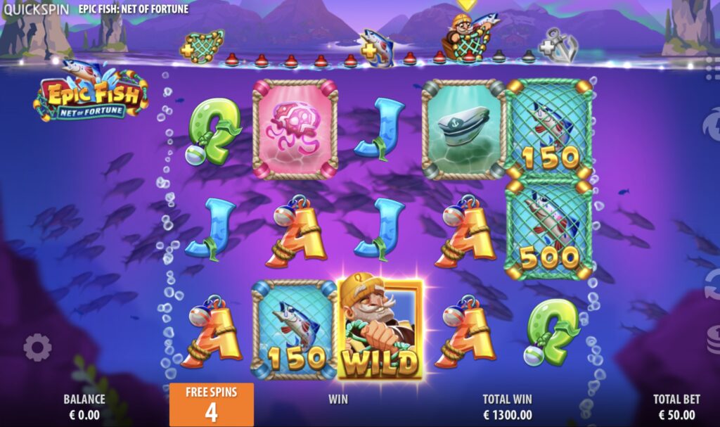 Epic Fish Net of Fortune bonus buy rounds