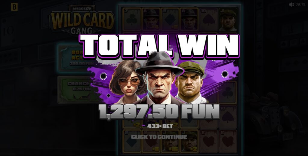 Wild Crad Gang slot big win