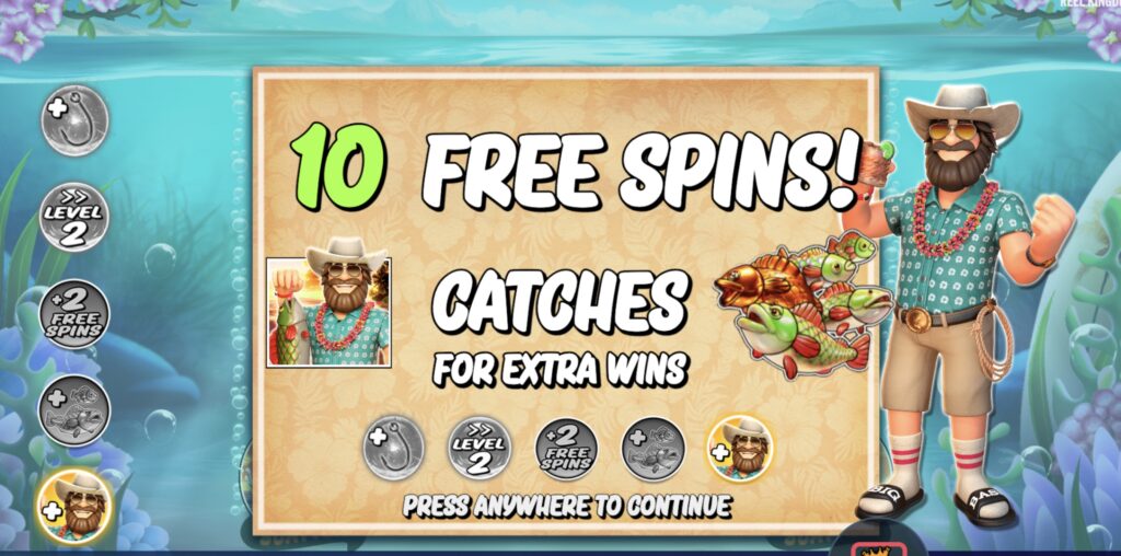 Bigger Bass Splash free spins bonus rounds