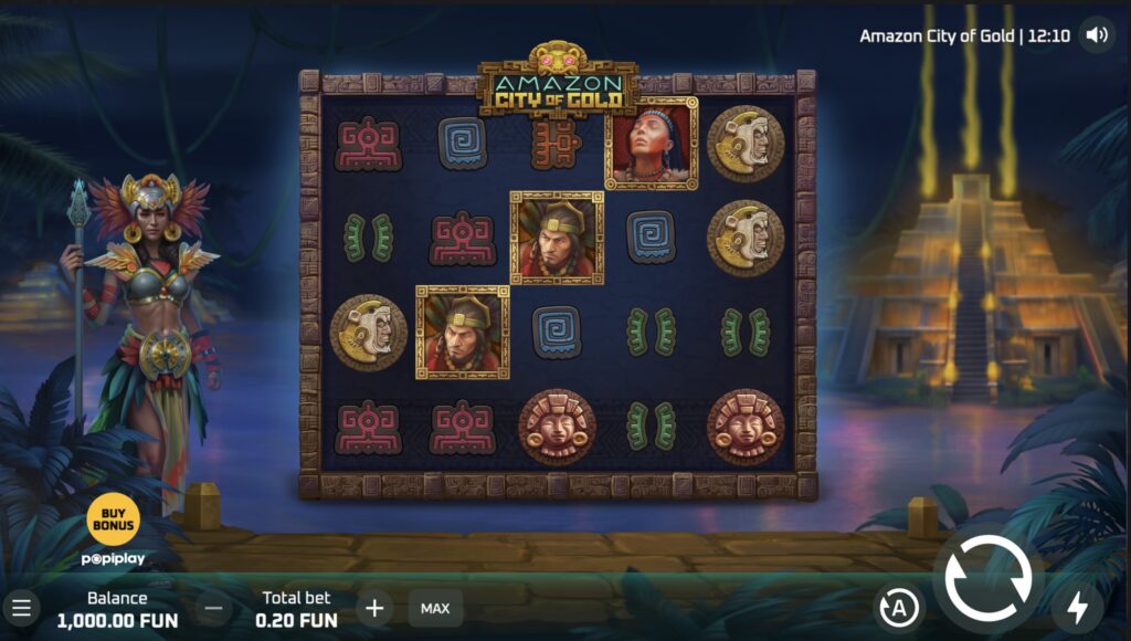 Amazon City of Gold Slot Gameplay