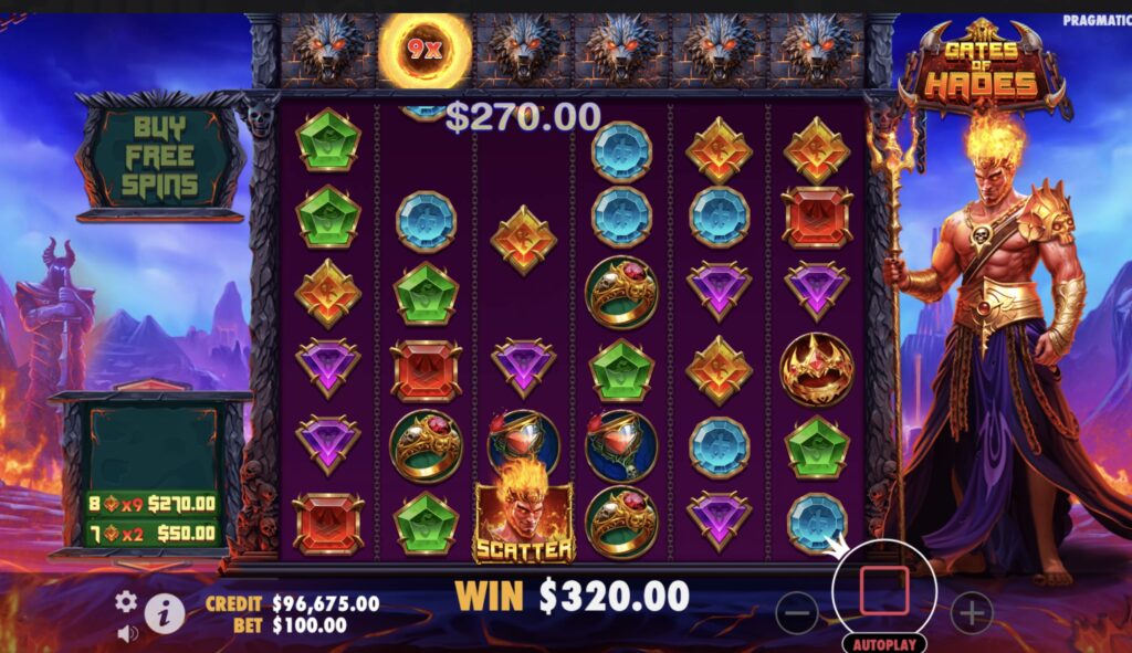 Gates of Hades bonus buy slot