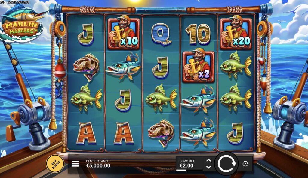 Marlin Masters slot gameplay