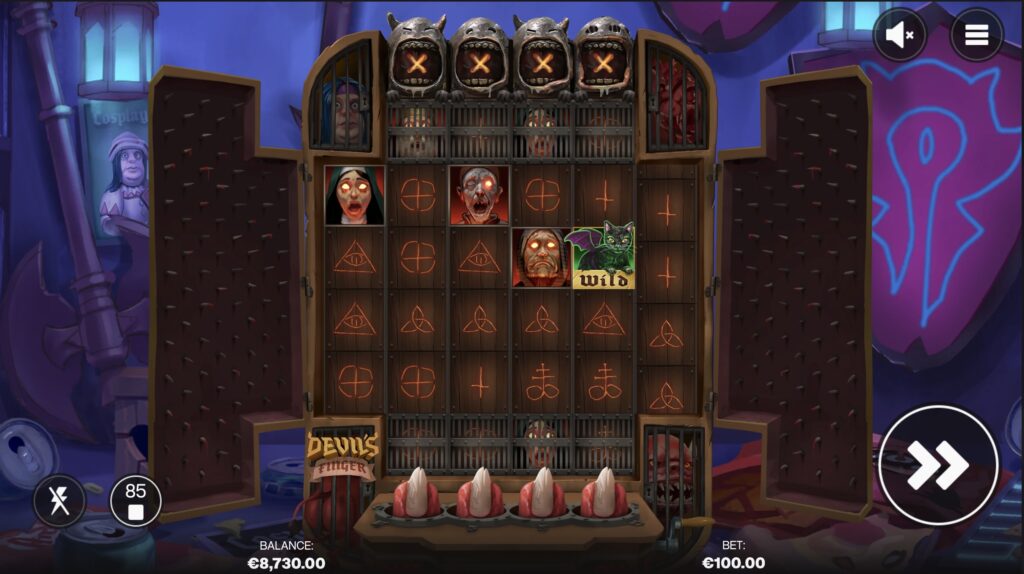 devils fingers slot gameplay