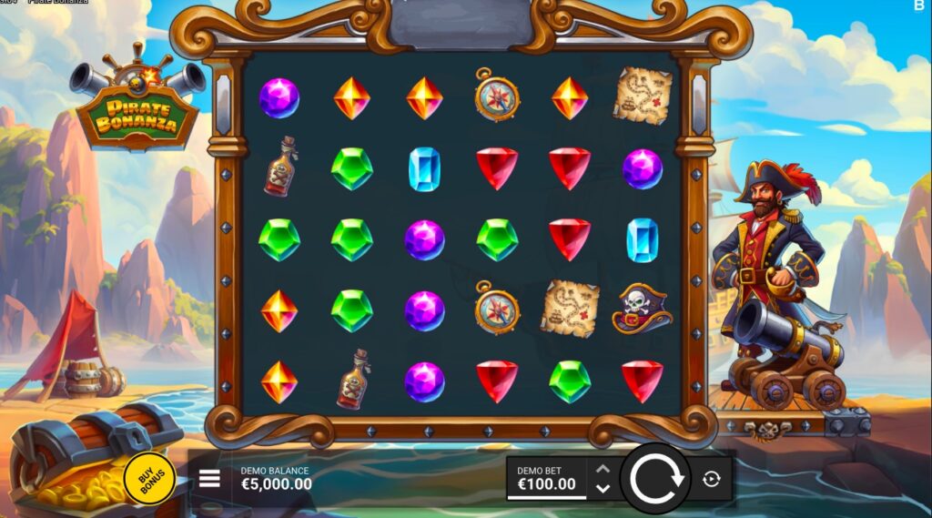 Pirate Bonanza slot gameplay