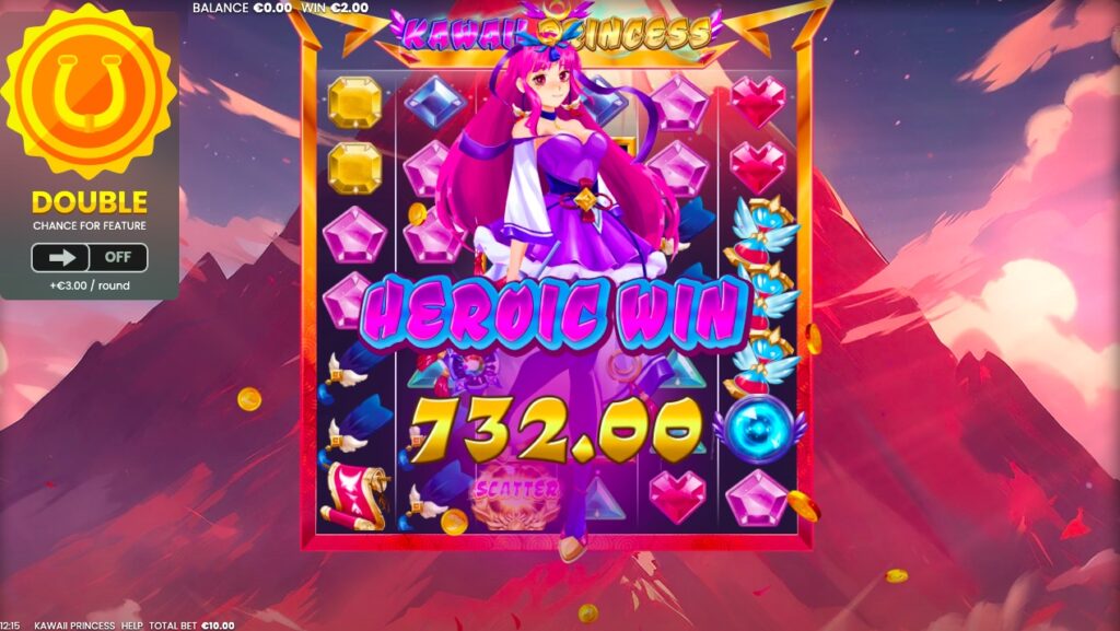 Kawaii Princess free spins bonus rounds