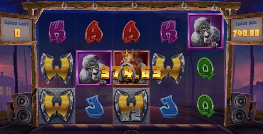 Top Dawg$ slot gameplay