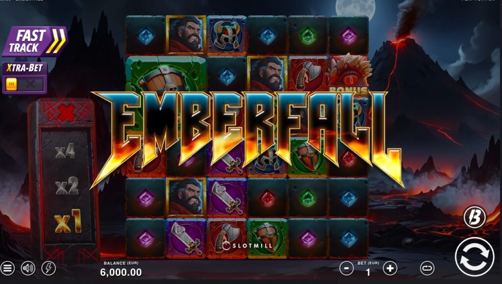 Emberfall slot gameplay