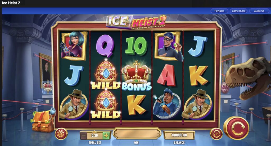 Ice Heist 2 slot gameplay