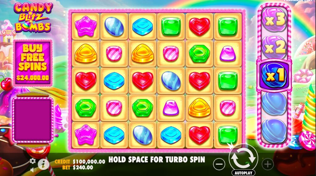 Candy Blitz Bombs slot gameplay