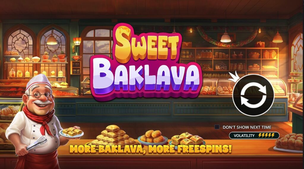 Sweet Baklava slot game play