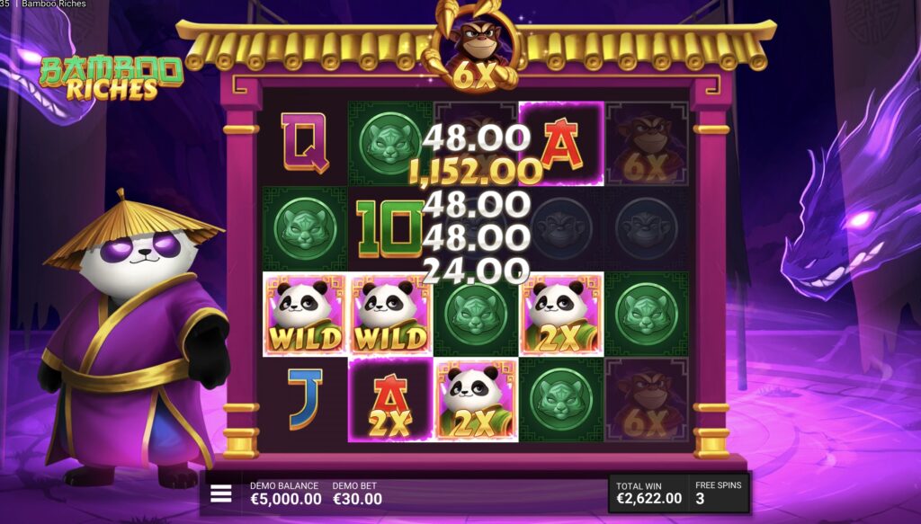 Bamboo Riches slot free spins rounds