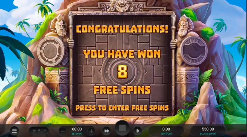 Atlantis Crush free spins bonus rounds