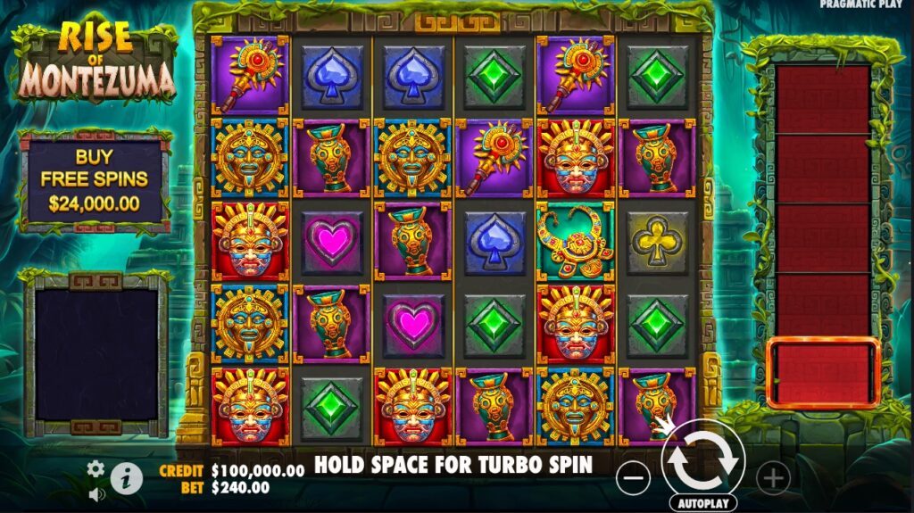 Rise Of Montezuma slot gameplay