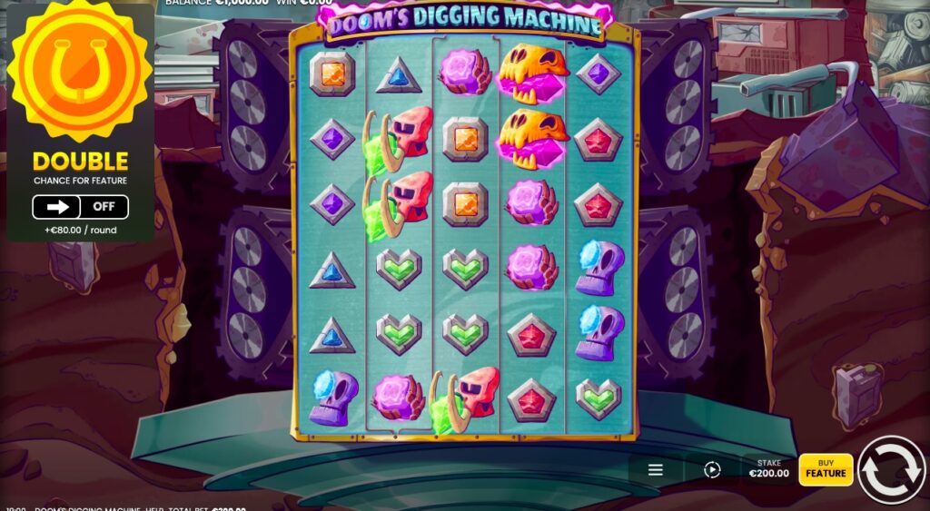 Doom's Digging Machine slot gameplay
