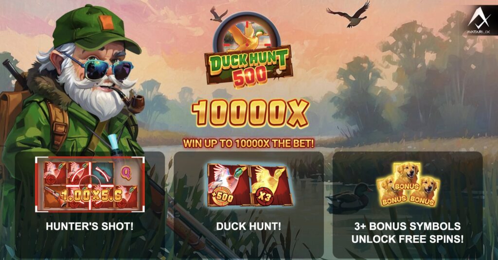 Duck Hunt 500 slot paylines and features