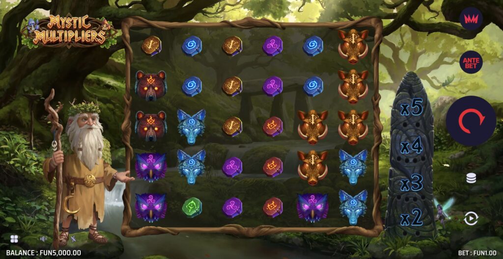 Mystic Multipliers slot gameplay