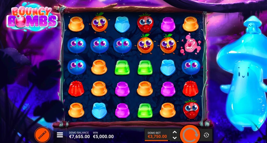 Bouncy Bombs huge slot win