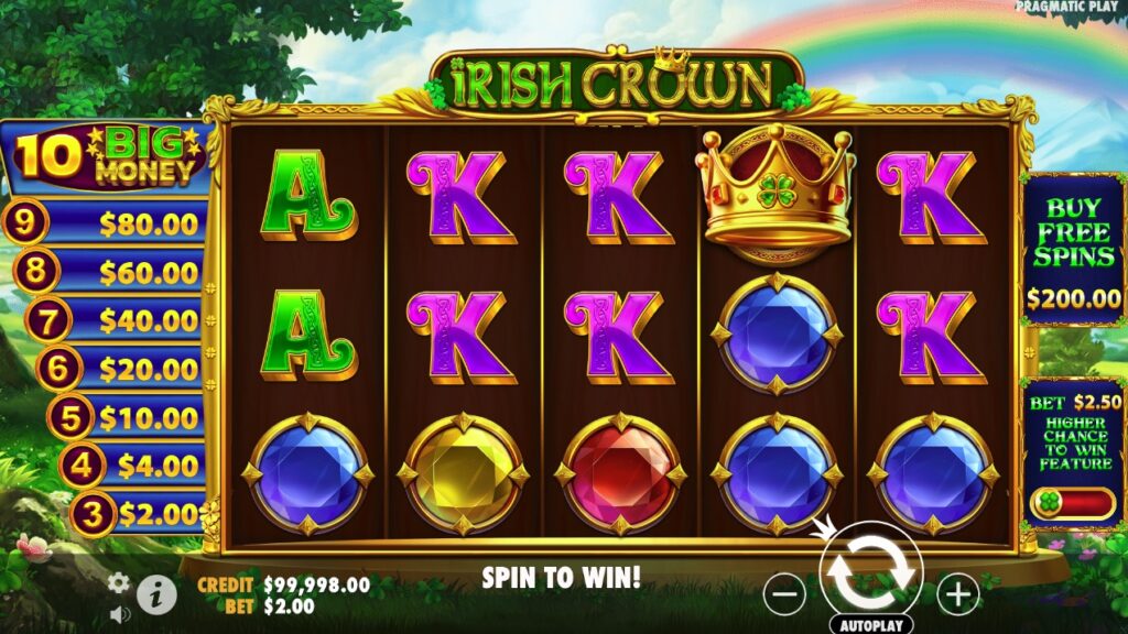 Irish Crown slot bonus rounds