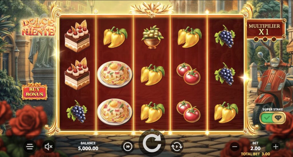 Dolce Far Niente slot gameplay