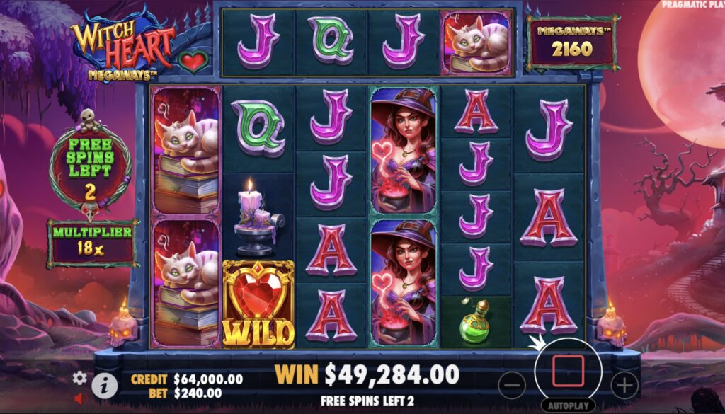 Witch Heart Megaways Bonus Buy Slot Feature