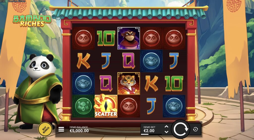 Bamboo Riches slot gameplay