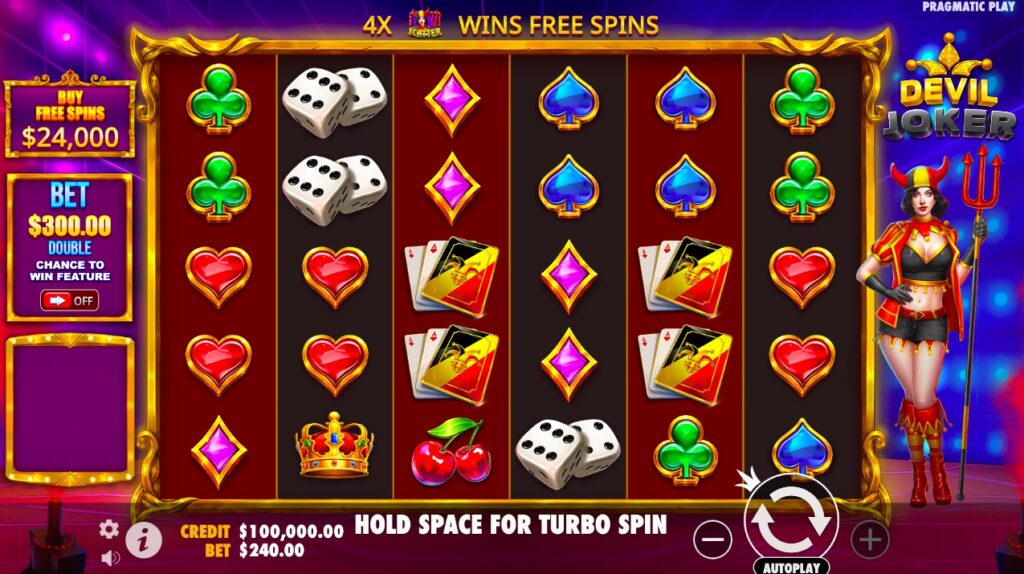 Devil Joker slot gameplay