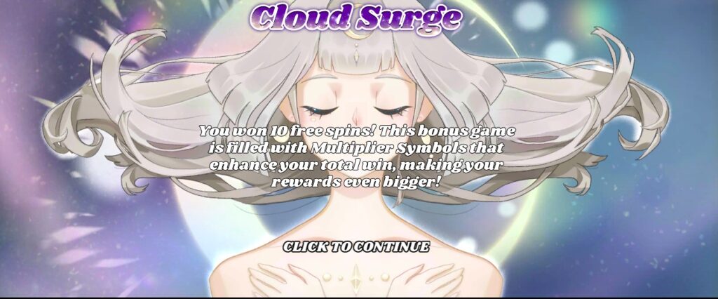 Cloud Princess free spins bonus rounds