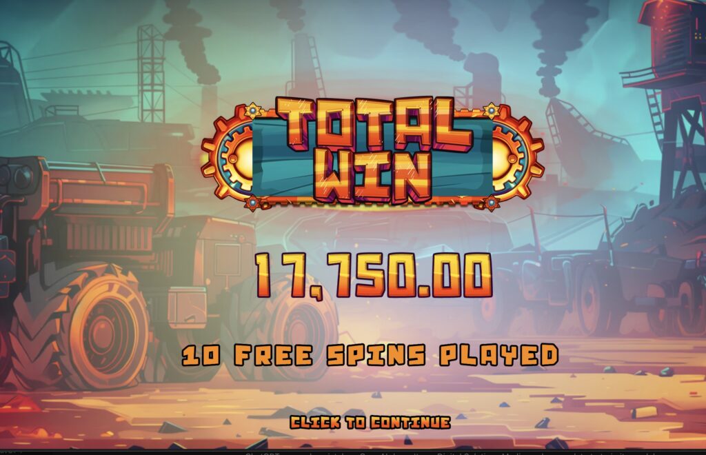 Crystal Robot huge slot win