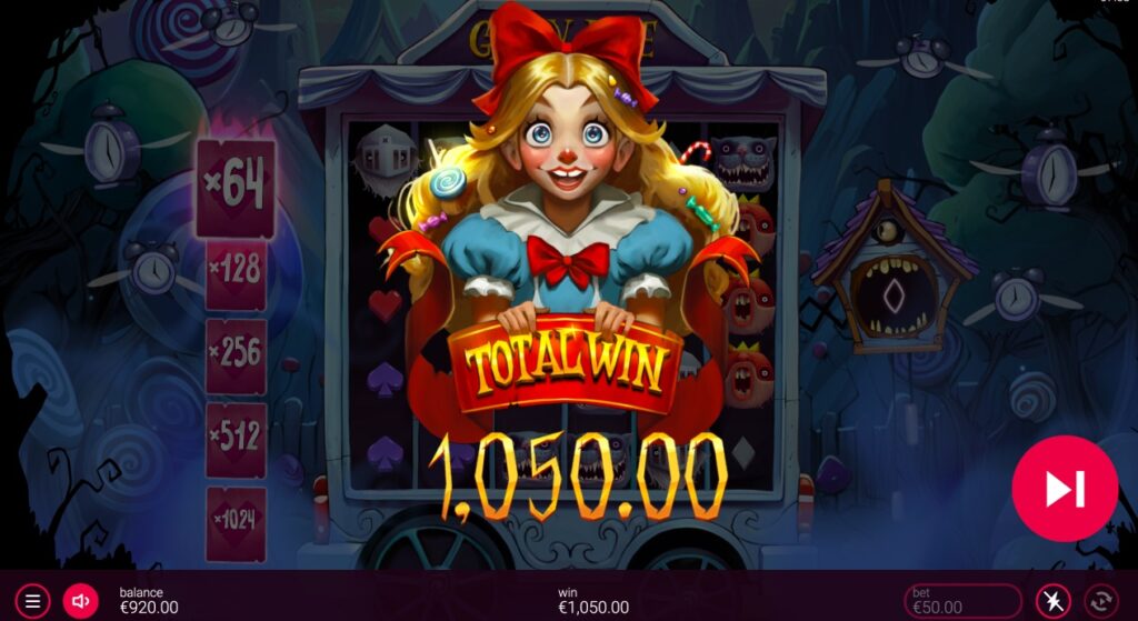 Greedy Alice huge slot win