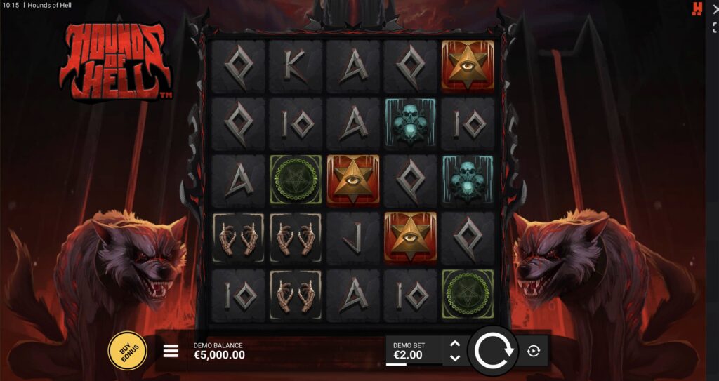 Hounds Of Hell slot gameplay