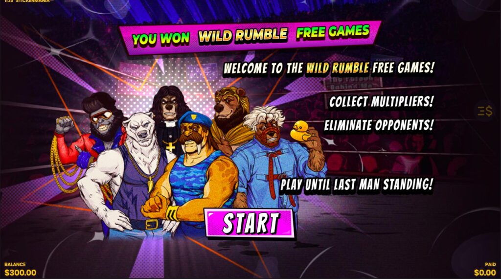 Stickermania free spins bonus rounds