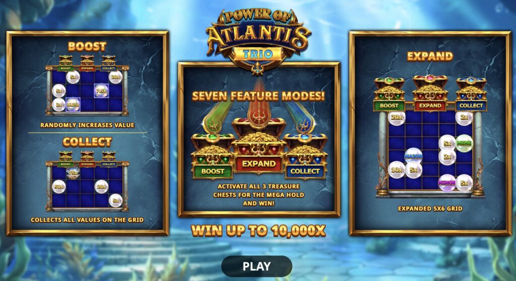Power of Atlantis Trio bonus buy options