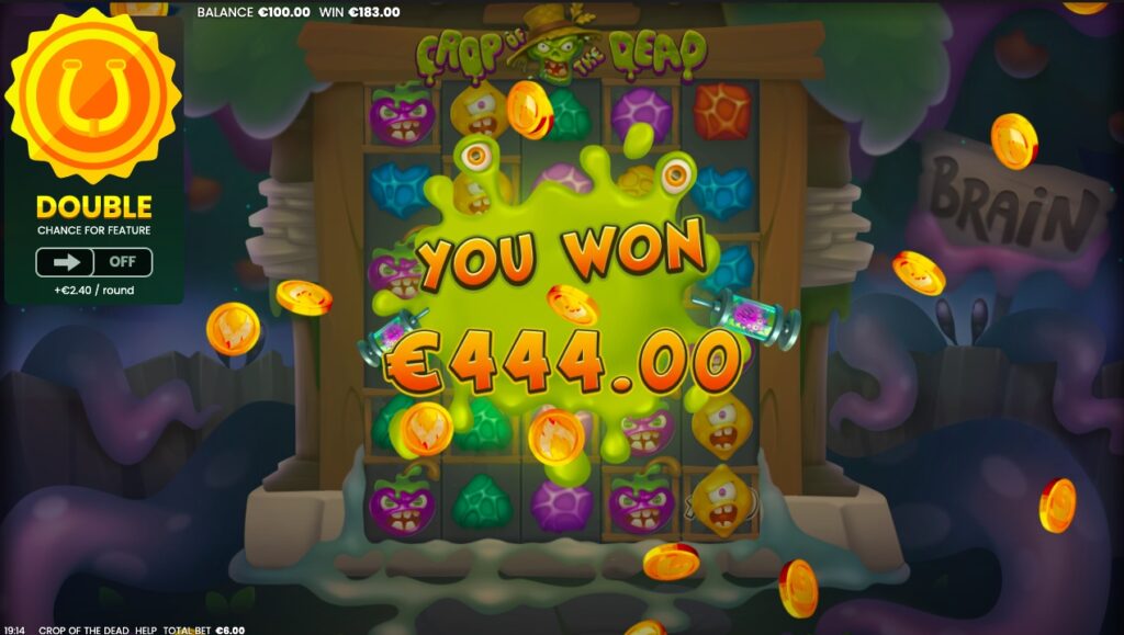Crop Of The Dead big slot win