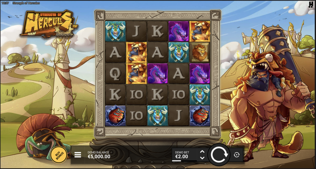 Strength Of Hercules Slot Gameplay
