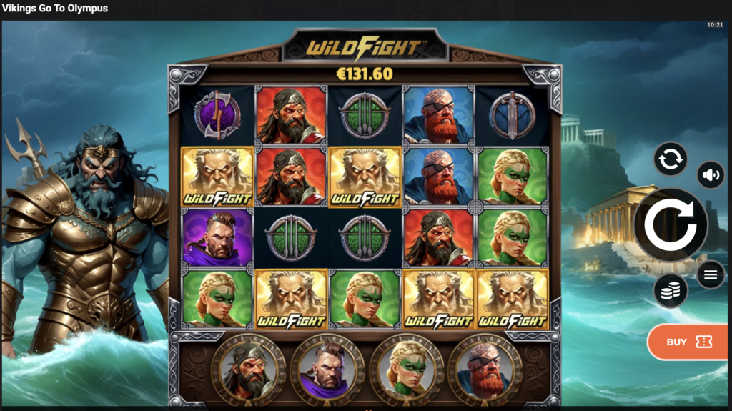 Vikings Go To Olympus gameplay.