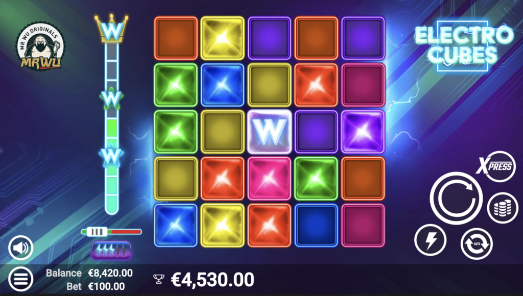 Electro Cubes gameplay.