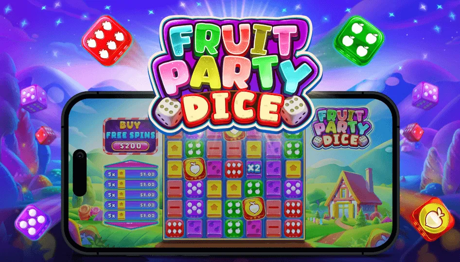 fruit party dice slot game