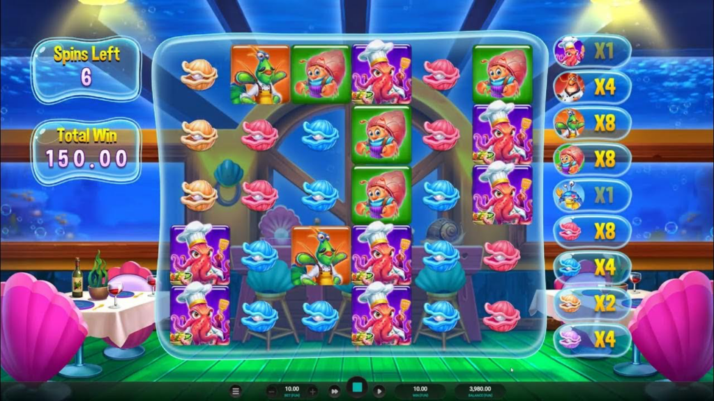 Octo's Crab Shack buy free spins bonus round