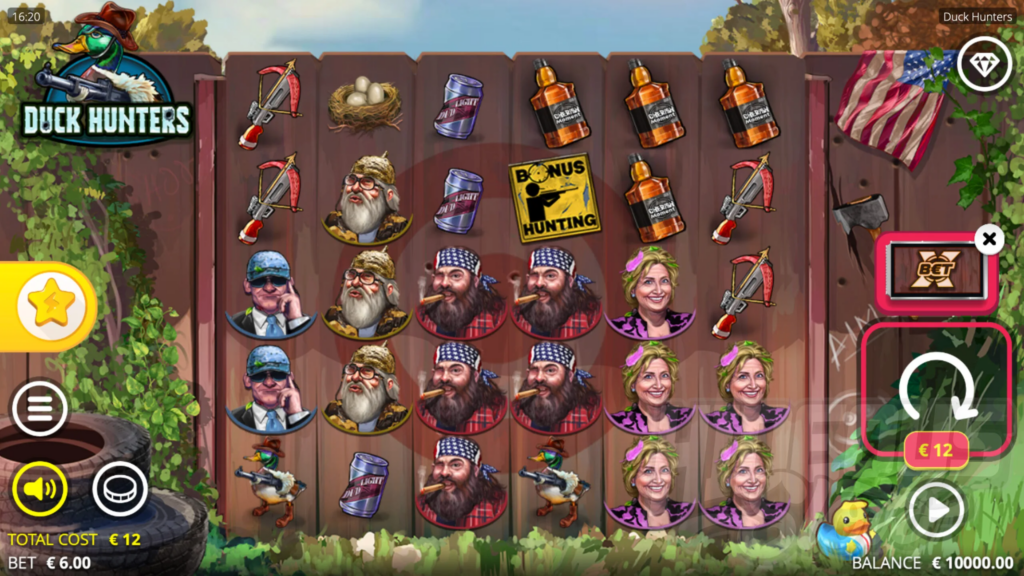 duck hunters slot gameplay