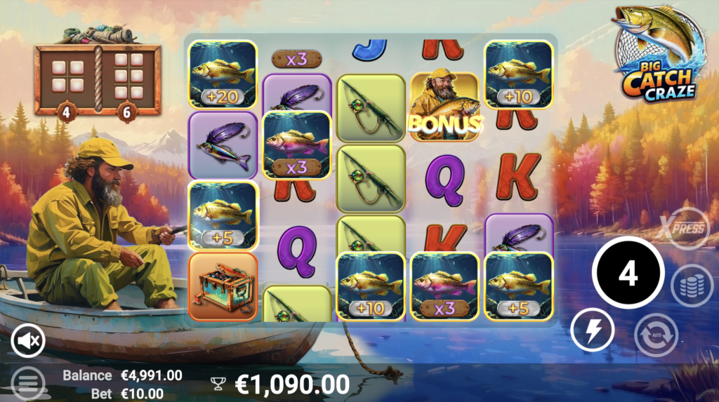 Big Catch Craze bonus round