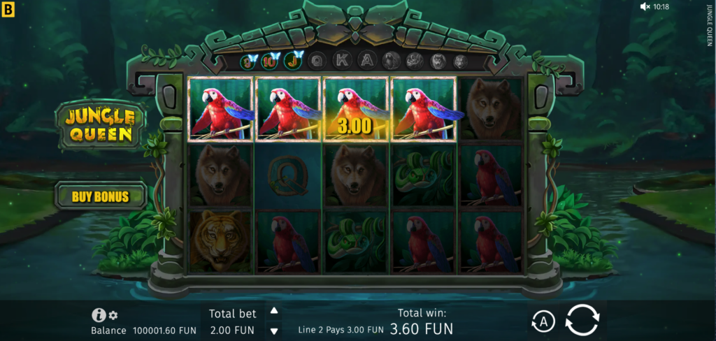 Jungle Queen gameplay