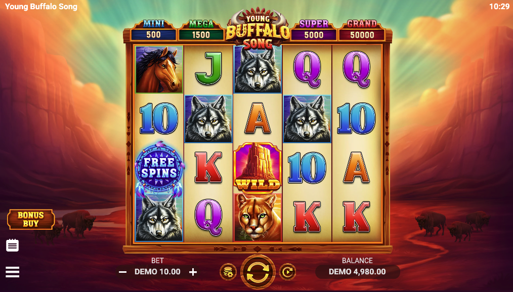 Young Buffalo Song gameplay.