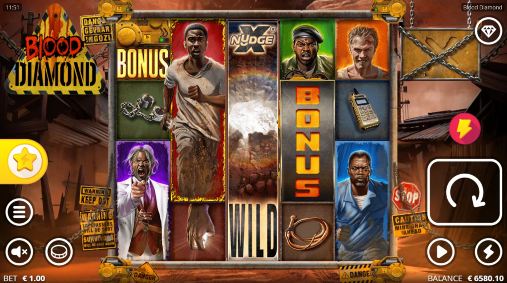 Blood Diamond gameplay.