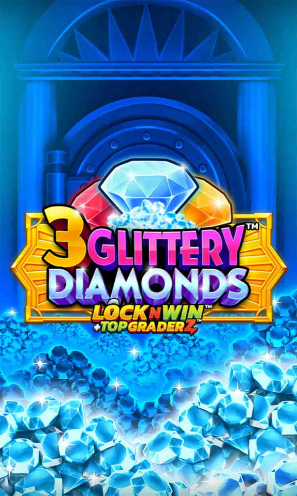 3 Glittery Diamonds slot gameplay