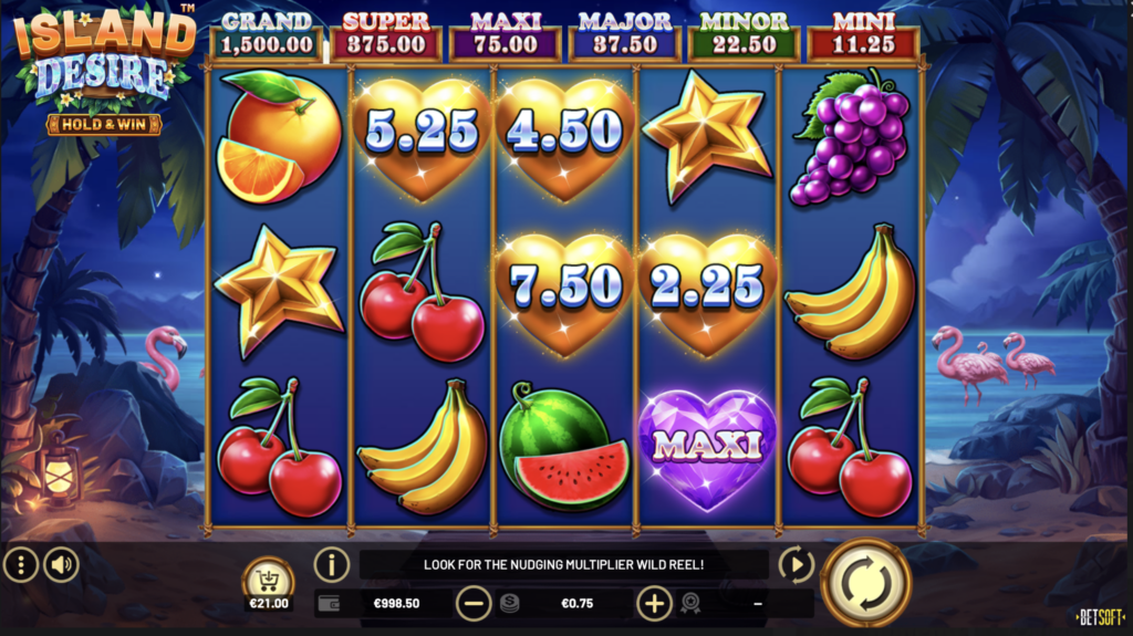 Island Desire gameplay.