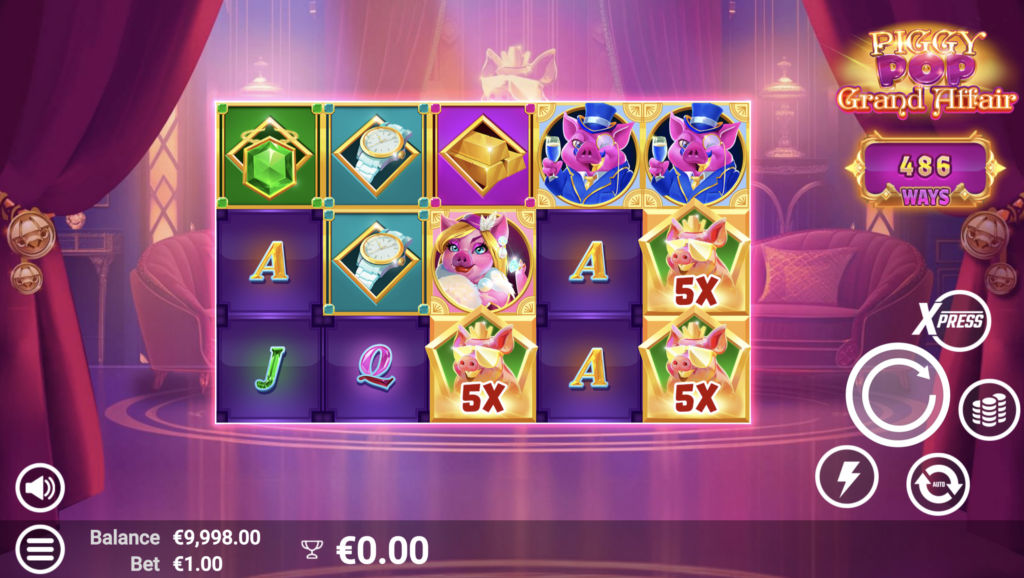 Piggy Pop Grand Affair gameplay.